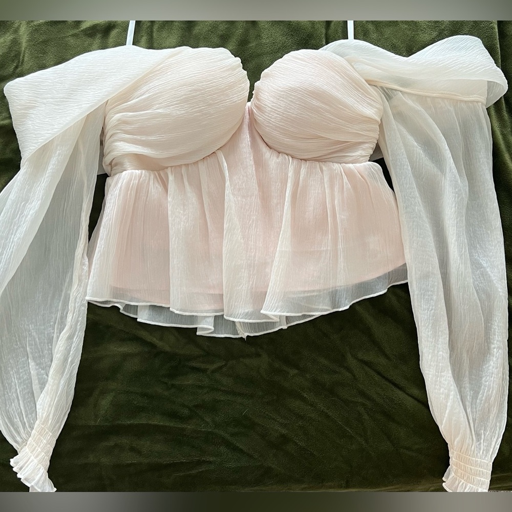 NWOT House of Harlow 1960 x Revolve Burna Blouse